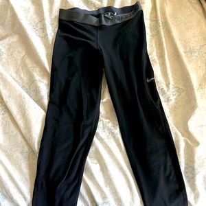 Nike Women’s Black Dri Fit Athletic Leggings